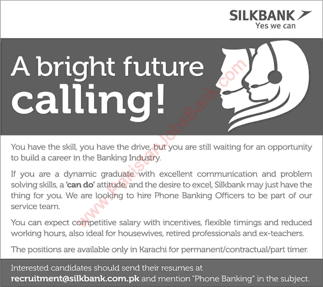 phone-banking-officer-jobs-in-silk-bank-karachi-2017-march-latest-advertisement-in-karachi