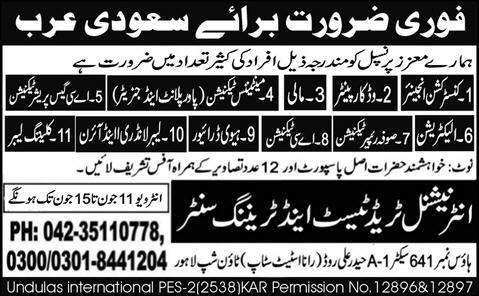 Construction Engineer andTechnical Staff Required