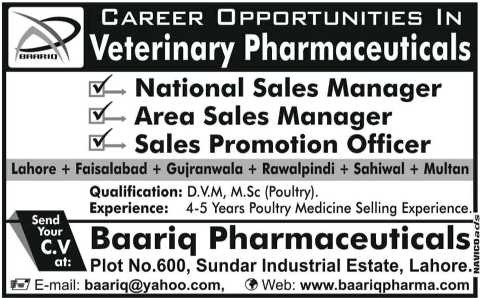 Baariq Pharmaceuticals Jobs