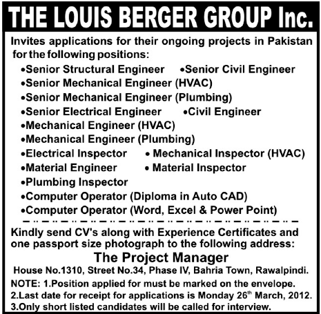 The Louis Berger Group Inc. Jobs