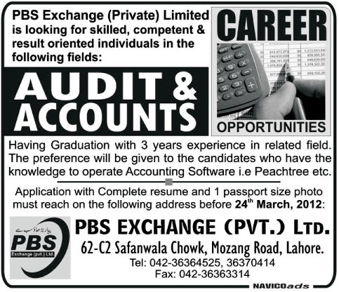 PBS Exchange Pvt Ltd Jobs