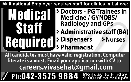 Multinational Employer Requires Staff for Clinics