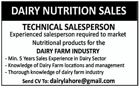 Dairy Farm Industry Jobs