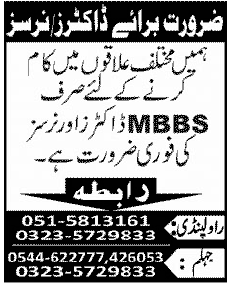 Doctors and Nurses Required