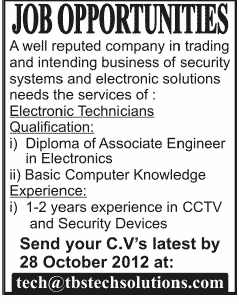 Electronic Technician Jobs