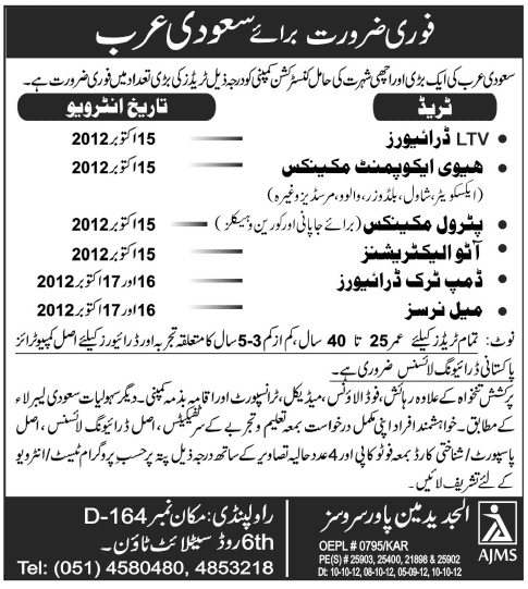All paper jobs in saudi arabia