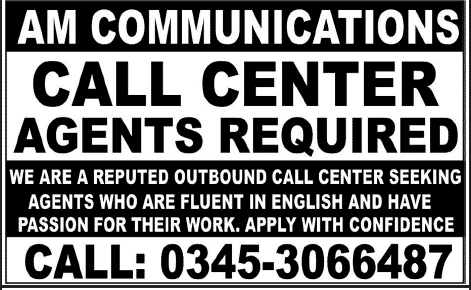 AM Communications Needs Call Center Agents