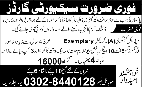 Security Guard Jobs in Lahore 2015 in Software Company