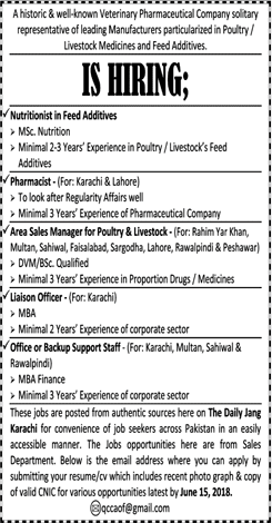 Pharmaceutical Jobs in Pakistan 2018 May Pharmacist, Area Sales Manager & Others Latest