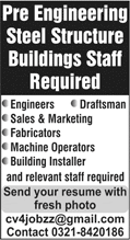 Construction Company Jobs in Lahore May 2018 June Engineers, Draftsman & Others Latest