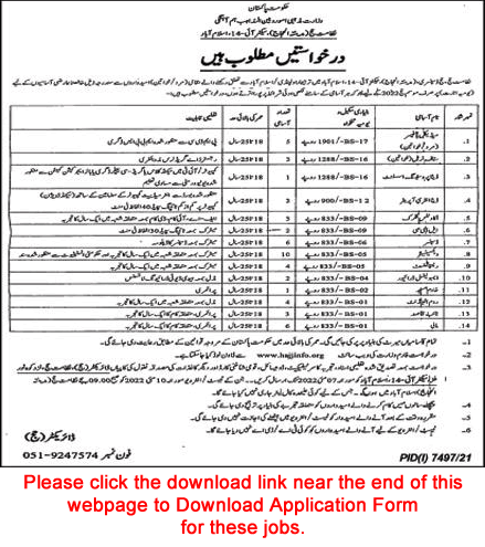 Ministry of Religious Affairs and Interfaith Harmony Jobs April 2022 Application Form Directorate of Hajj Latest