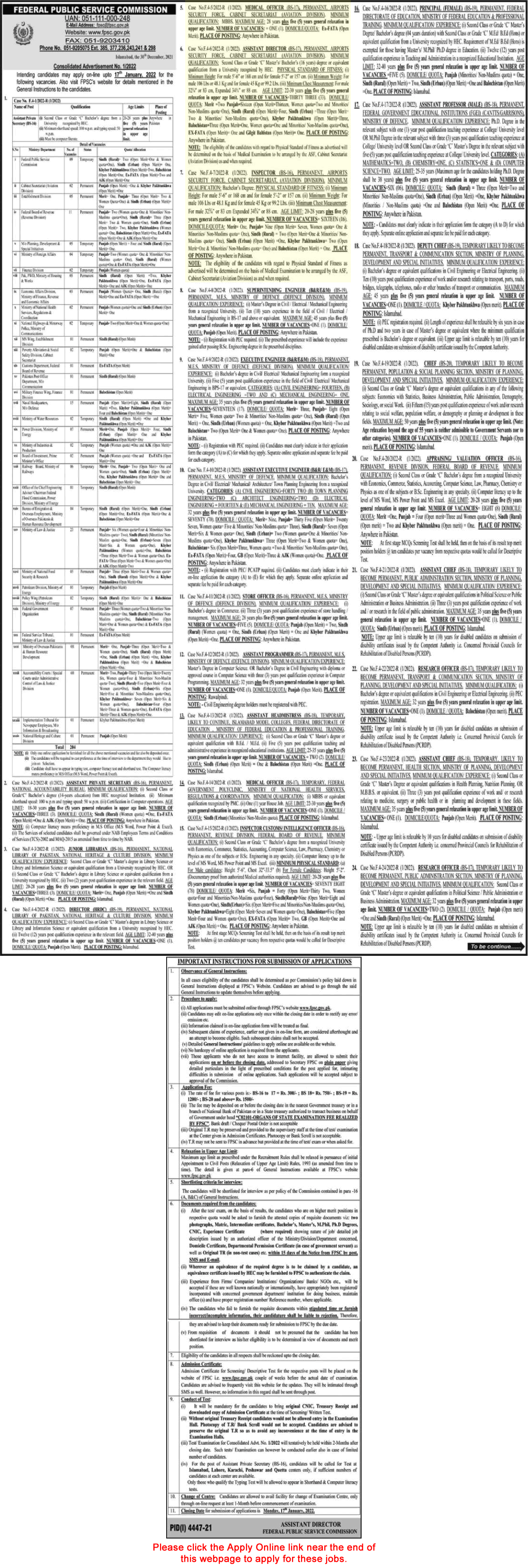 Airport Security Force Jobs 2022 FPSC Online Apply Assistant Directors, Inspectors & Medical Officers ASF Latest