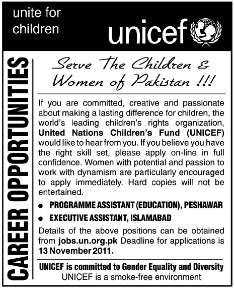 UNICEF Career Opportunities