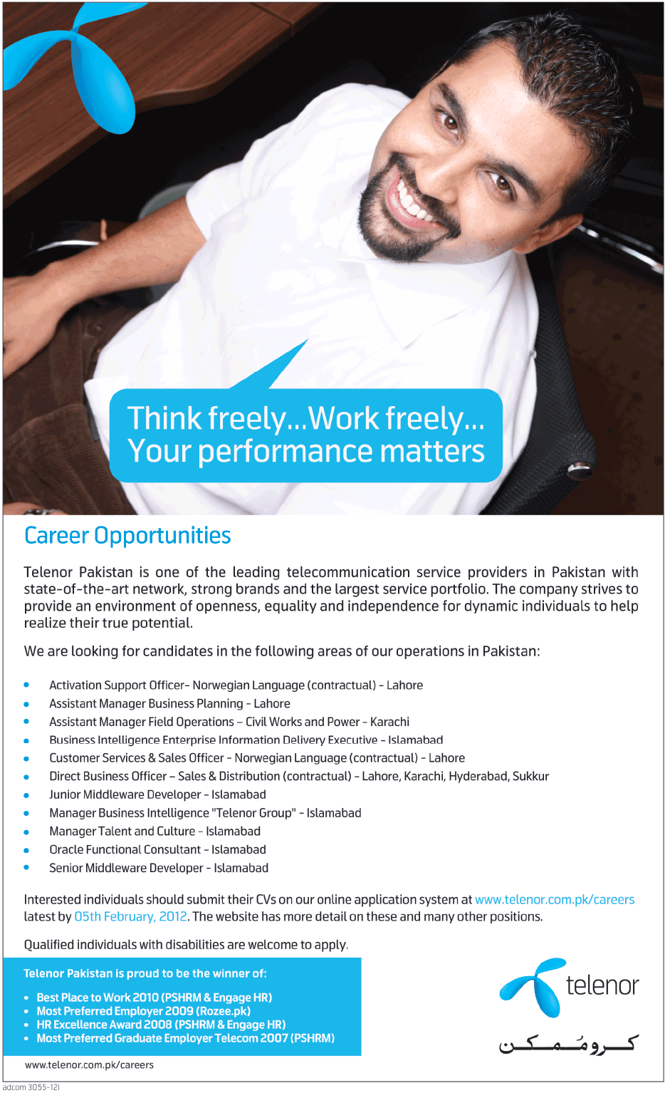 Telenor Career Opportunities