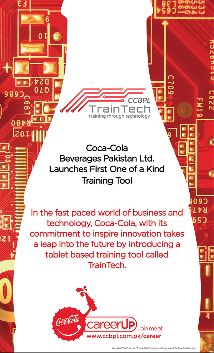 Coca-Cola Beverages Pakistan Limited (CCBPL) Jobs 2013 October TrainTech Training Tool