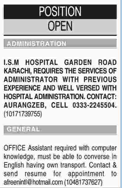 Misc. Jobs in Dawn Classified