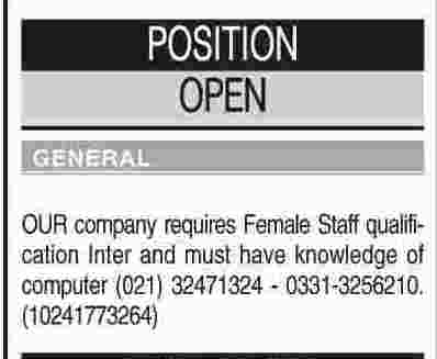 Misc. Jobs in Dawn Classified