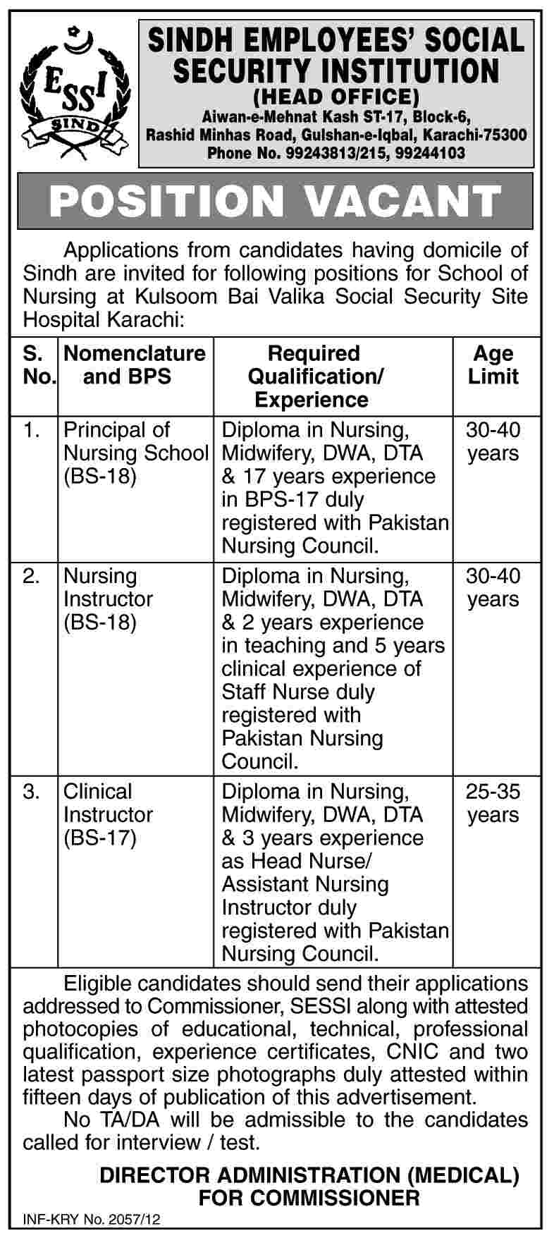 Medical Teaching jobs at School of Nursing