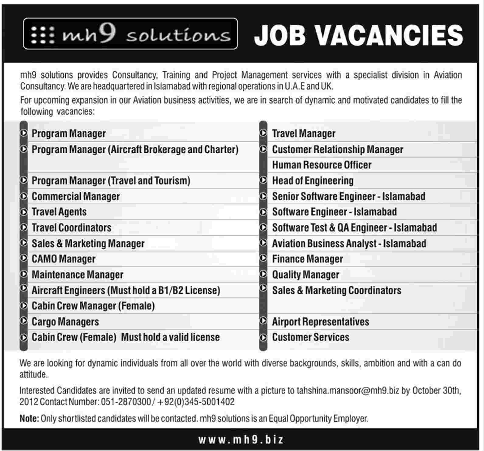 Jobs in mh9 Solutions