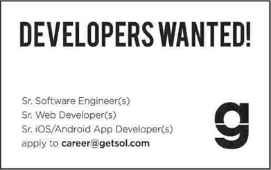 Mobile App / Web Developers & Software Engineering Jobs in Karachi 2015 May at GETSOL