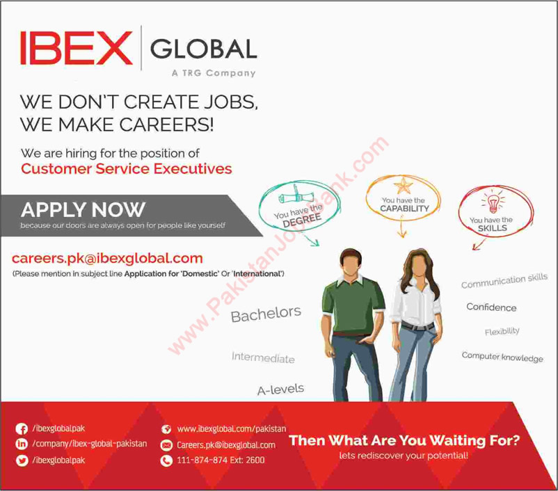 IBEX Global Karachi Jobs 2015 October Customer Service Executives Apply Online