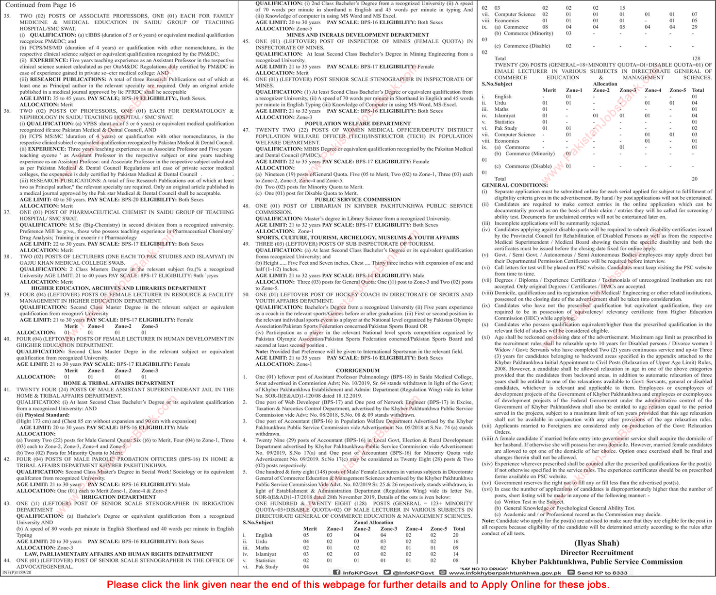 KPK Public Service Commission Jobs March 2020 KPPSC Apply Online Advertisement No 02/2020 Latest