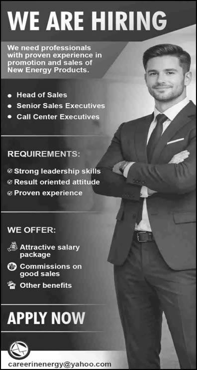 Sales / Call Center Jobs in Pakistan April 2026 May Sales / Call Center Executives Latest