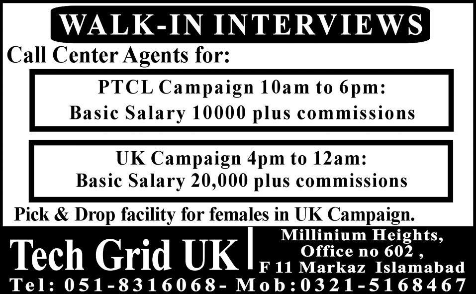 Walkin Interviews For Call Center Agents