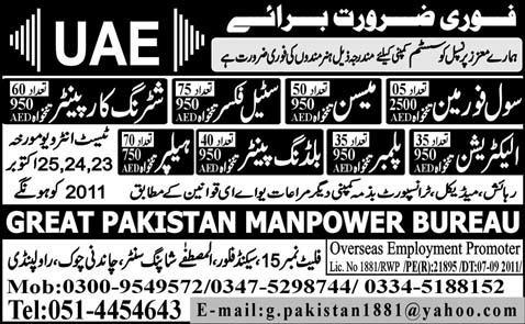 Jobs in UAE