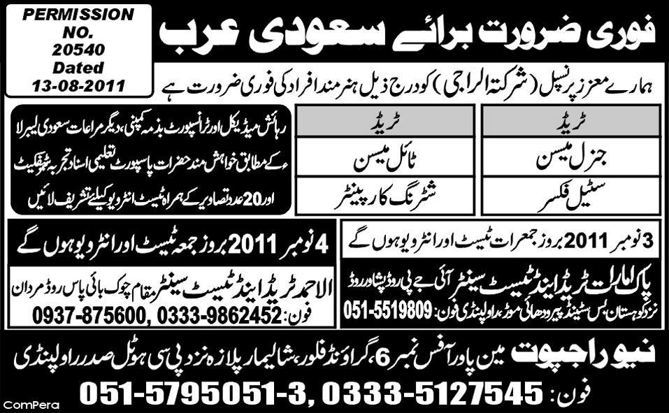 Jobs in Saudi Arabia