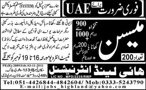 Meson Job in UAE