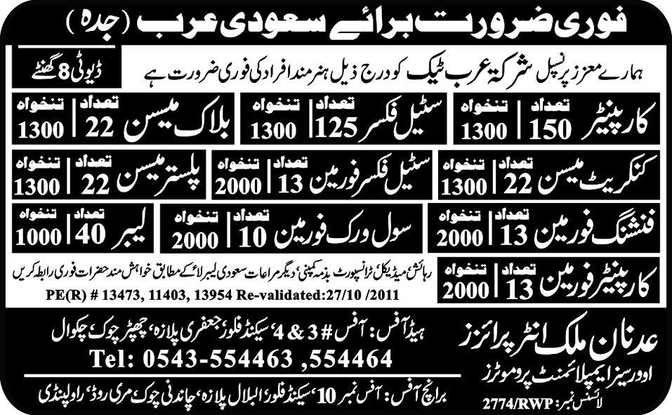 Jobs in Jeddah, Saudi Arabia