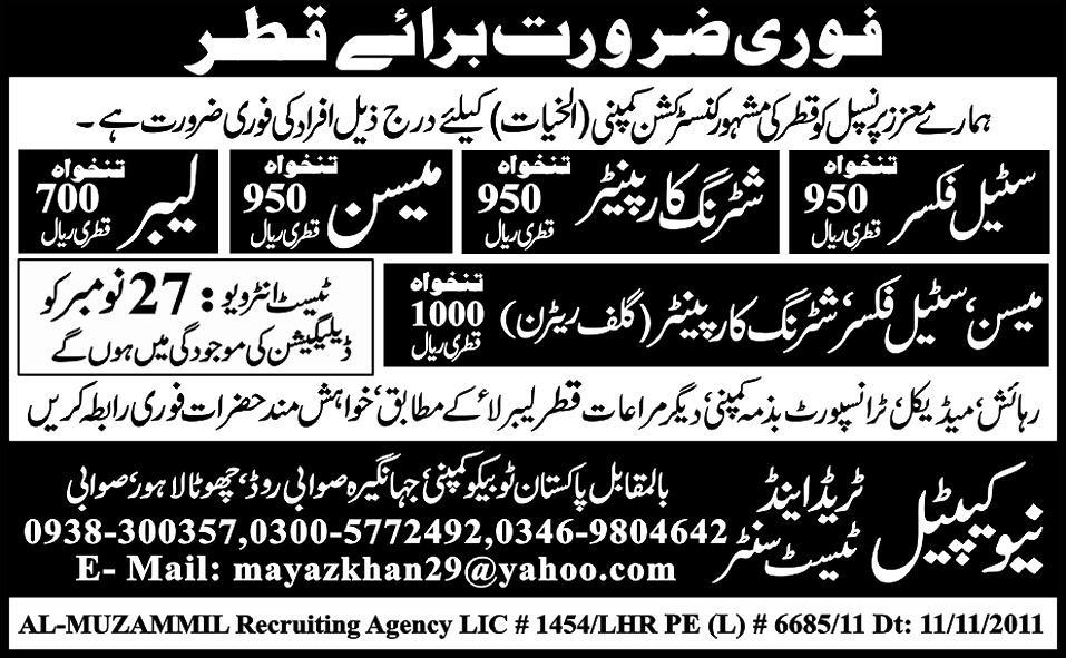 Jobs in Qatar