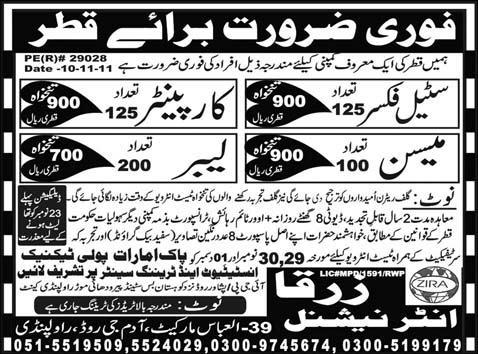 Jobs in Qatar