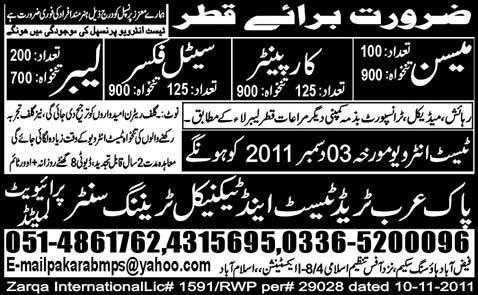 Jobs in Qatar