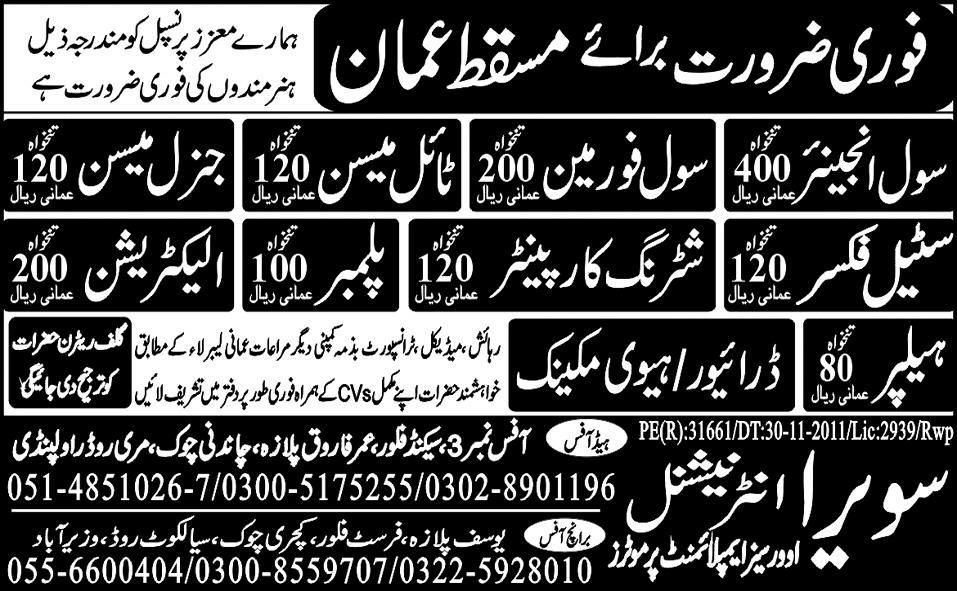 Jobs in Oman