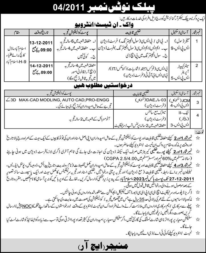 Public Sector Organization Required Professionals