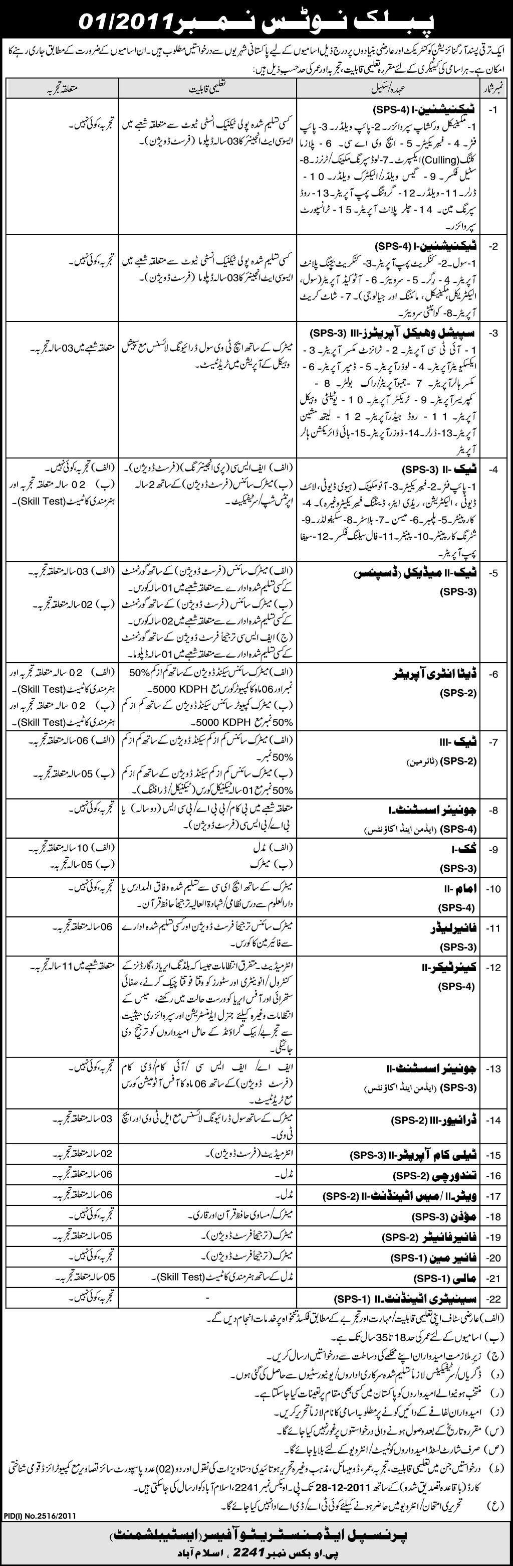 Public Sector Organization Jobs Opportunity