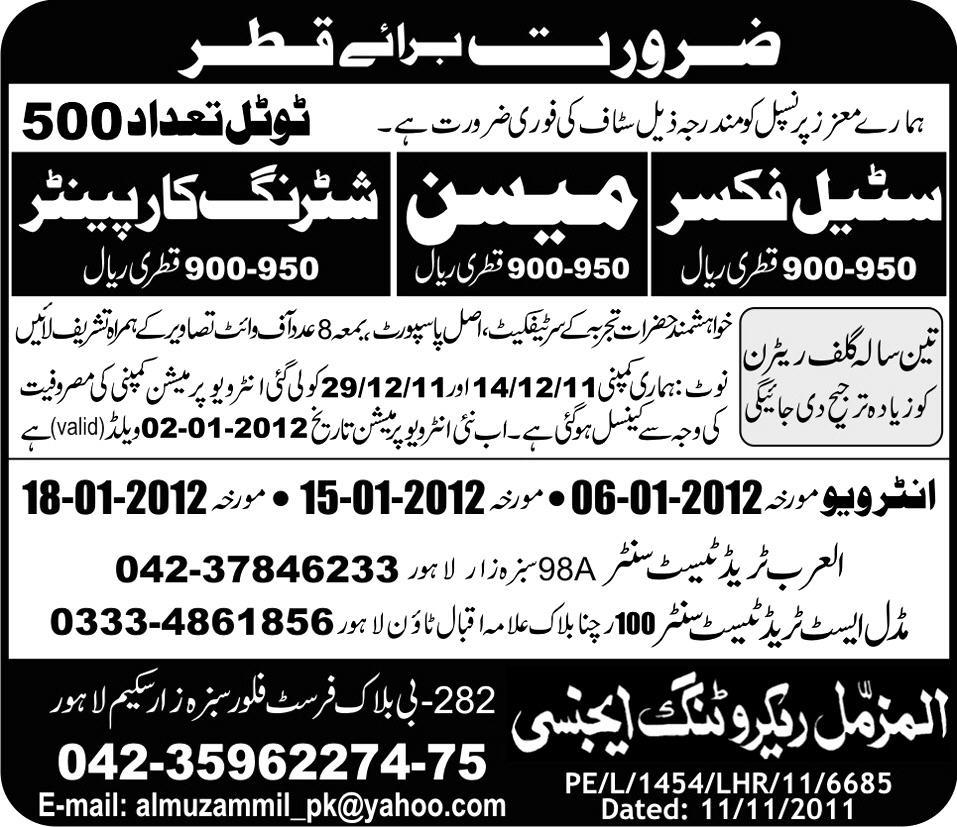 Jobs in Qatar