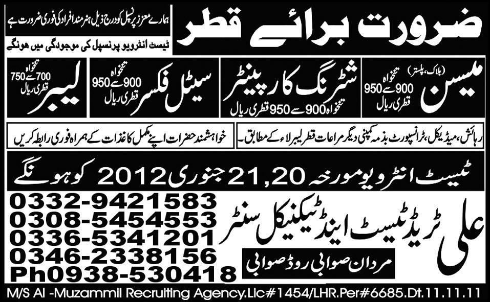 Jobs in Qatar