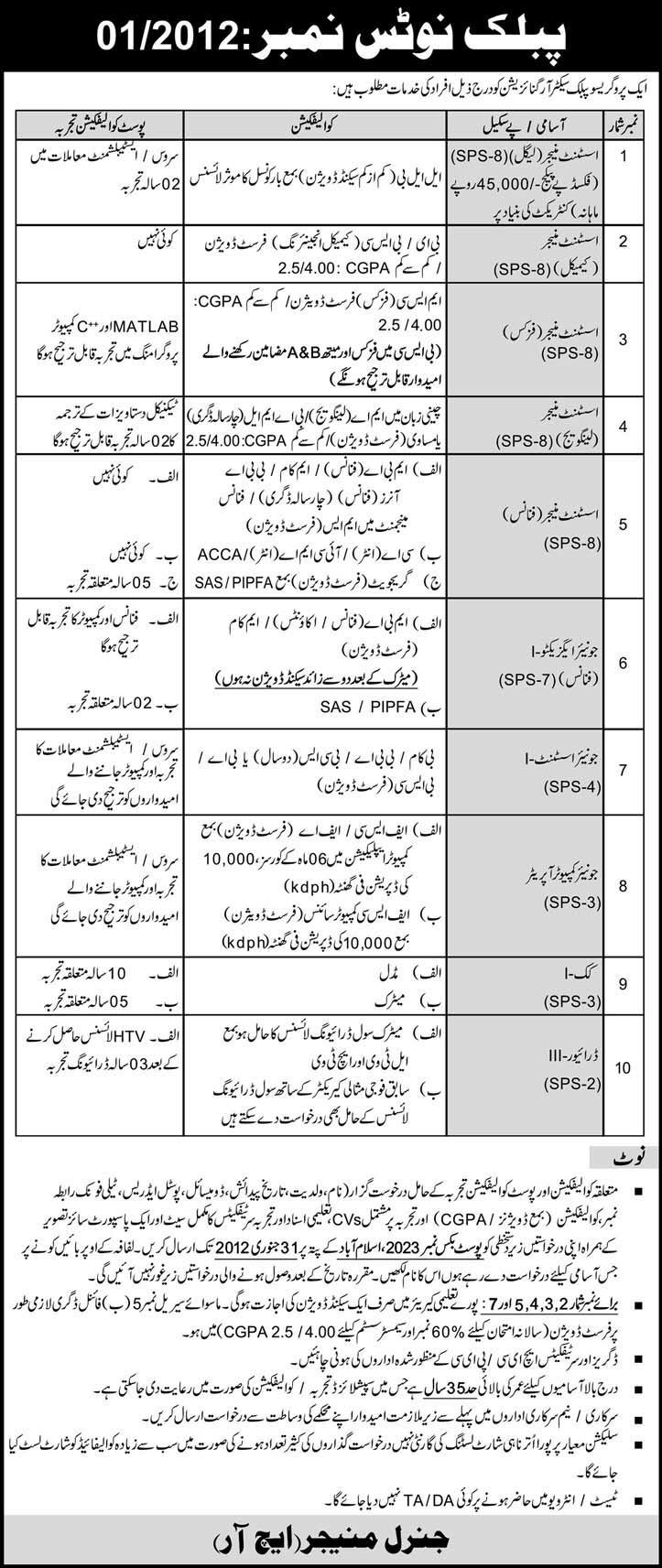 Public Sector Organization Jobs Opportunity