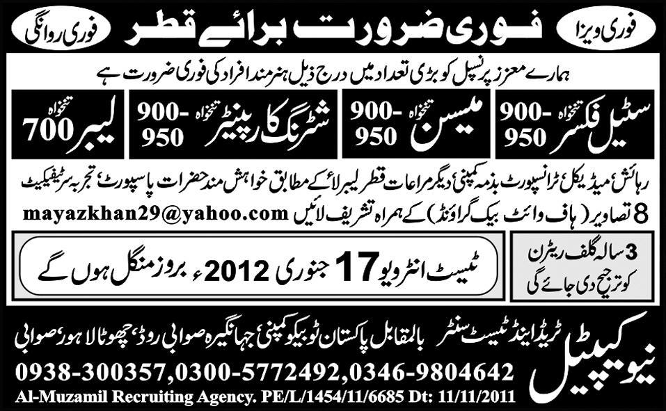 Jobs in Qatar