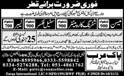 Jobs in Qatar