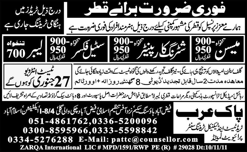 Jobs in Qatar