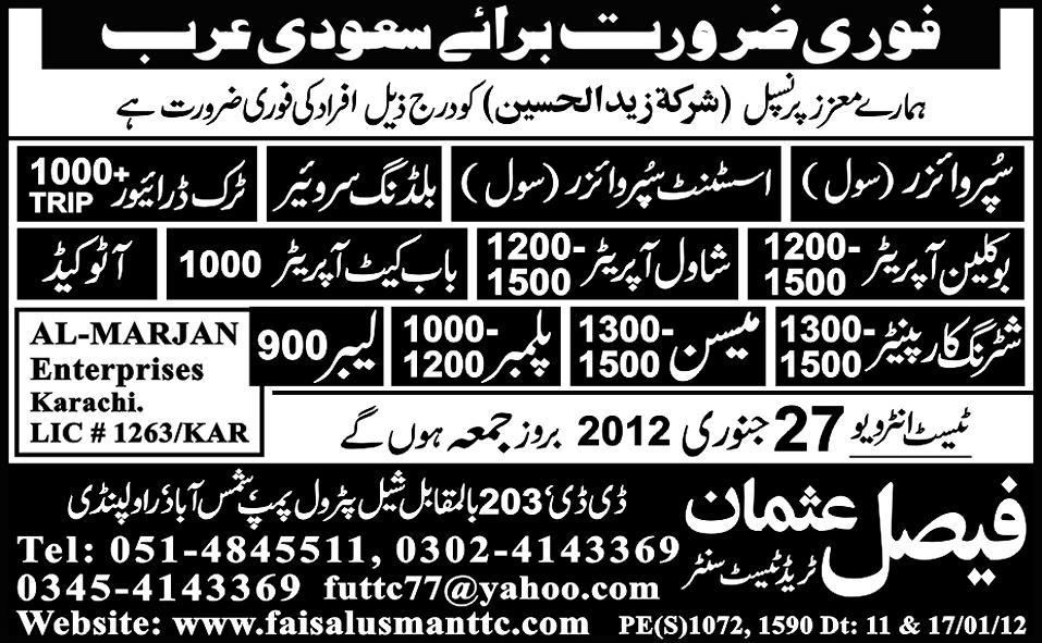 Saudi Arabia Jobs