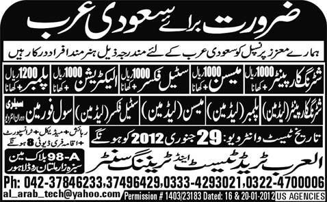 Jobs in Saudi Arabia