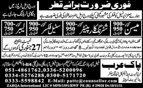 Jobs in Qatar