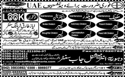 Jobs in Abu Dhabi, UAE