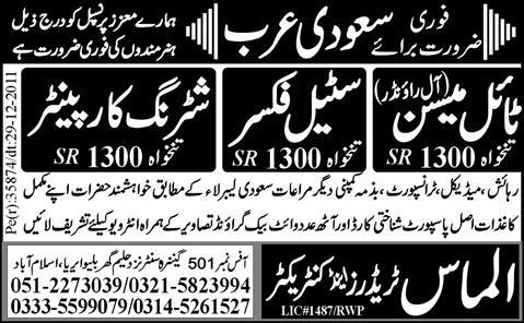 Saudi Arabia Jobs