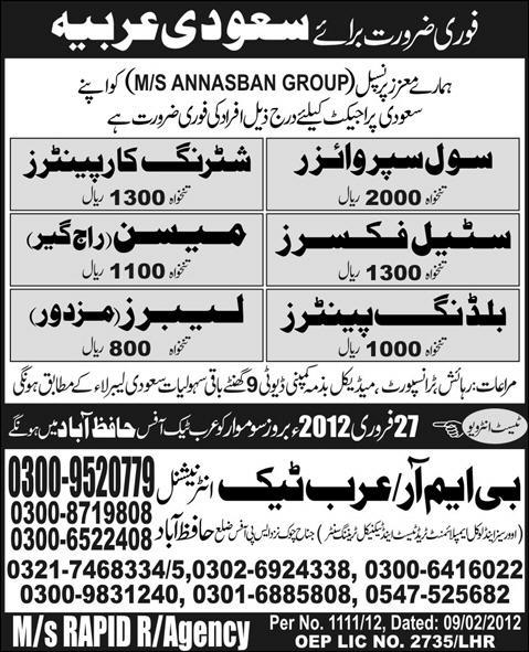 Saudi Arabia Jobs